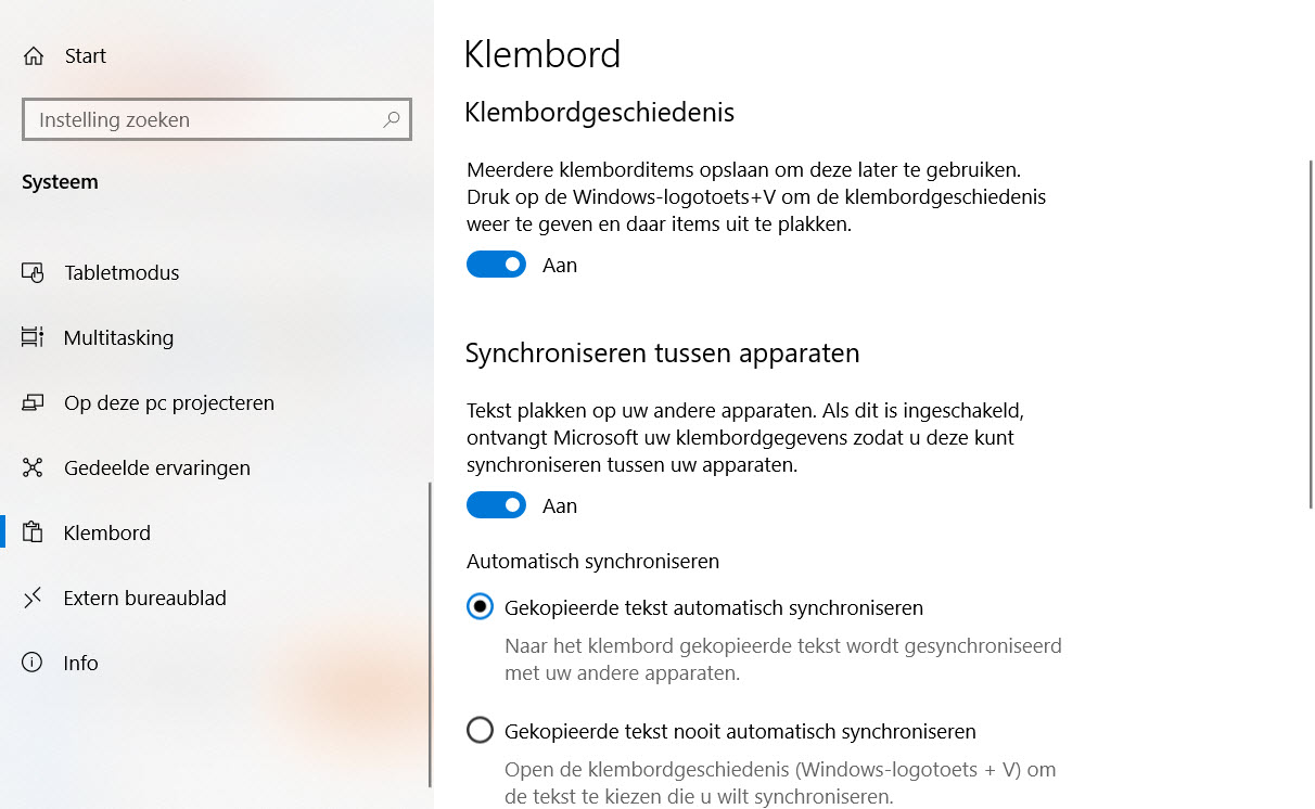 Productiviteitstip Bewaar meerdere items op je klembord
